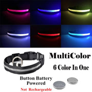USB Rechargeable Pet Dog LED Glowing Collars